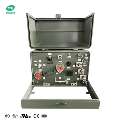 UL 37.5KVA 13800V a 240/120V Transformador de distribución sumergido en aceite Transformador montado en una plataforma de fase única