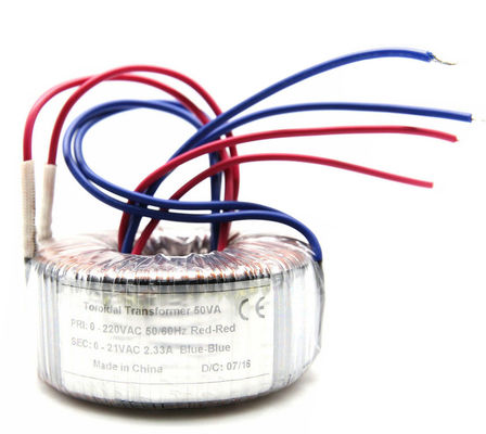 80VA que enciende el transformador toroidal 240VAC del aislamiento al alambre de cobre 120VAC