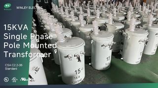 15kva poste montó el cUL estándar inmerso en aceite del transformador 13.8kv del transformador de potencia CSA C2.2 certificado