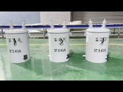 37Transformador eléctrico montado en poste de fase única de.5kva de 4160V a 480V ANSI
