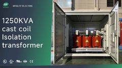 Transformadores Secos de Resina Fundida de 1250 kVA, Aislamiento 480V, Estándar IEEE ANSI